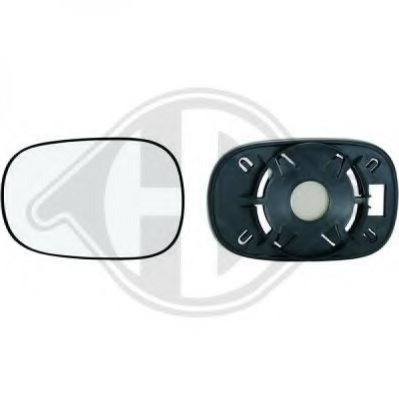 DIEDERICHS 1460026 Mirror Glass, outside mirror